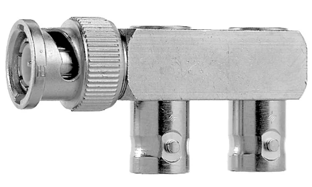 Adaptor BNC(M)-BNC(F)-BNC(F) F 50ohm